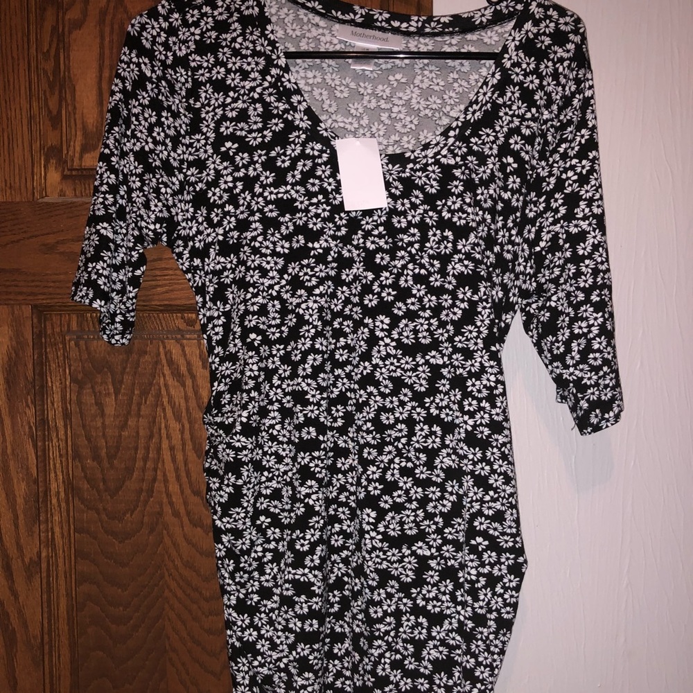 Motherhood maternity midi dress